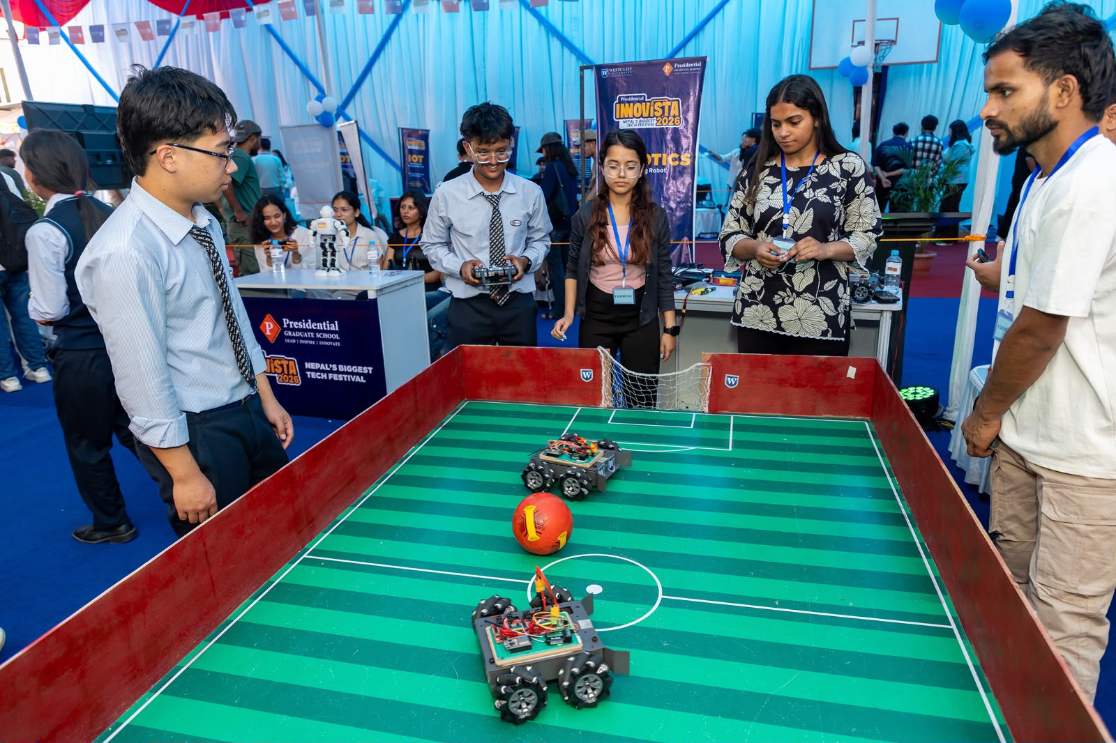 ‘प्रेसिडेन्सियल इन्नोभिस्टा २.०’ सम्पन्न, विद्यार्थीका ५५ बढी टेक परियोजना प्रदर्शन