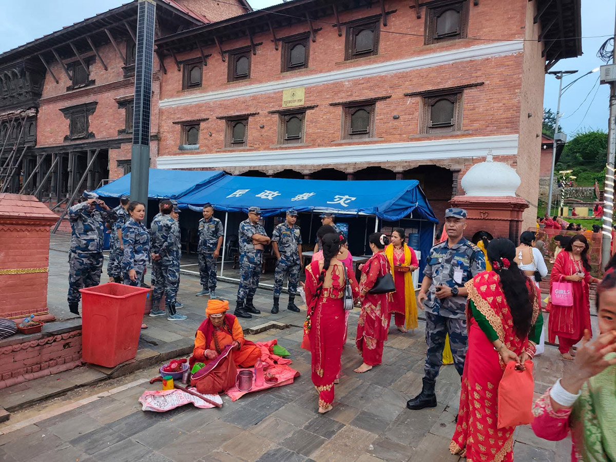 पशुपतिमा सशस्त्र प्रहरी बलको सुरक्षासँगै स्वास्थ्य र खानेपानी सेवा