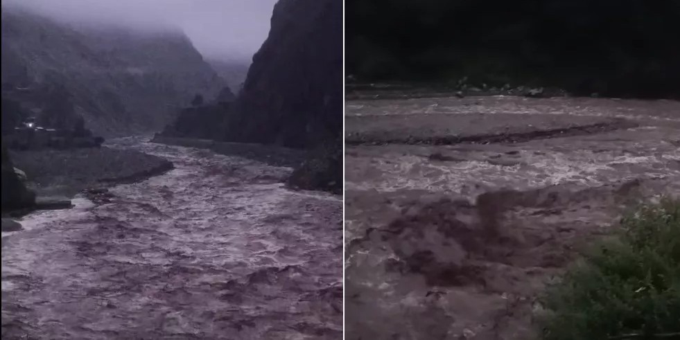 चुमनुब्रीस्थित थेराङखोलाको बाढीले चार घर र पुलमा क्षति, बूढीगण्डकीको तटीय क्षेत्रमा सचेत रहन आग्रह
